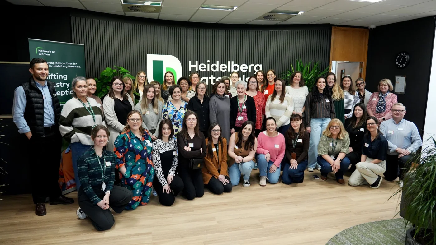 Sally with the Network of Women at Heidelberg Materials