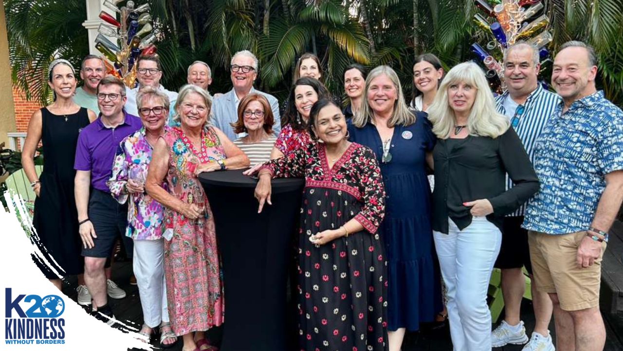Sally with the k20 global leadership team in Florida